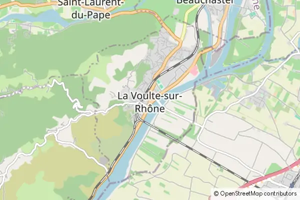 Karte La Voulte-sur-Rhône