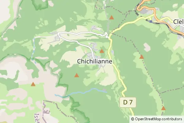 Karte Chichilianne