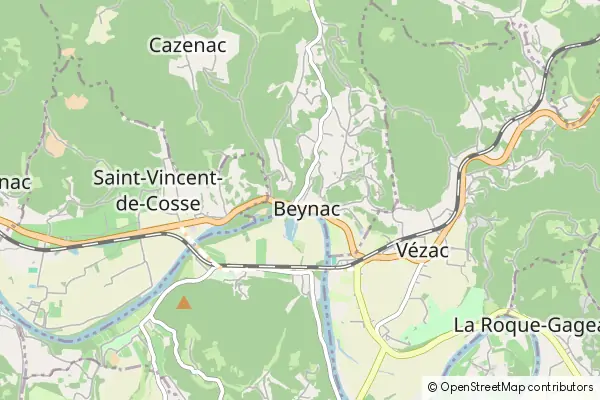 Karte Beynac-et-Cazenac