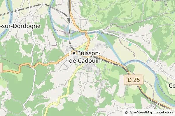 Karte Le Buisson-de-Cadouin