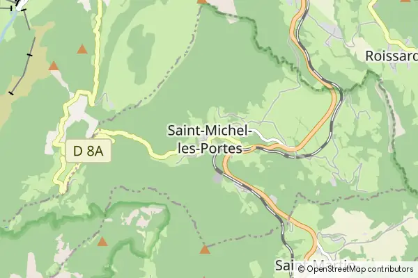 Karte Saint-Michel-les-Portes