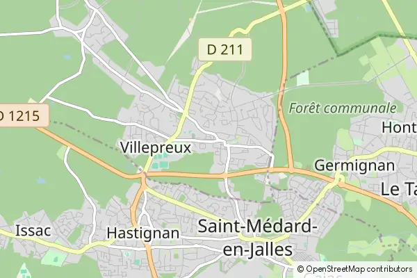 Karte: Saint-Aubin-de-Médoc • © OpenStreetMap contributors Karte Saint-Aubin-de-Médoc