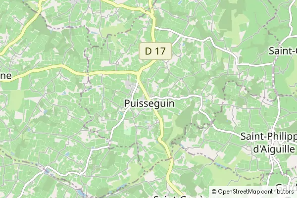 Karte Puisseguin