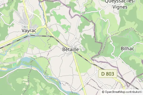 Karte Bétaille