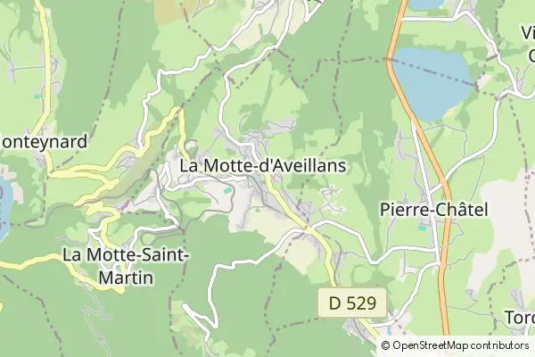Karte La Motte-d'Aveillans