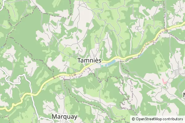 Karte Tamniès