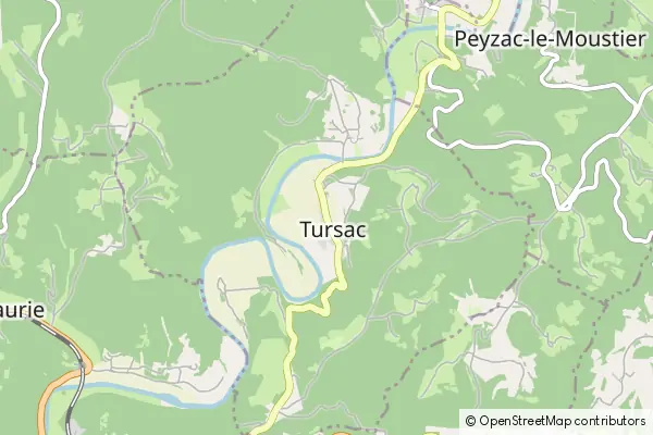 Karte Tursac