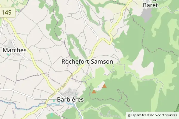 Karte Rochefort-Samson