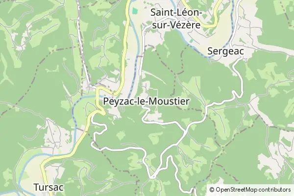 Karte Peyzac-le-Moustier