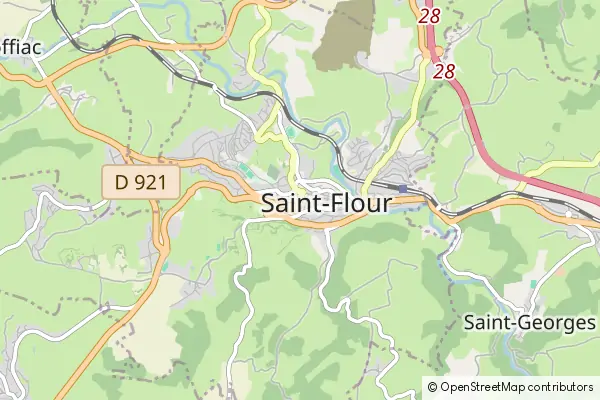 Karte Saint-Flour