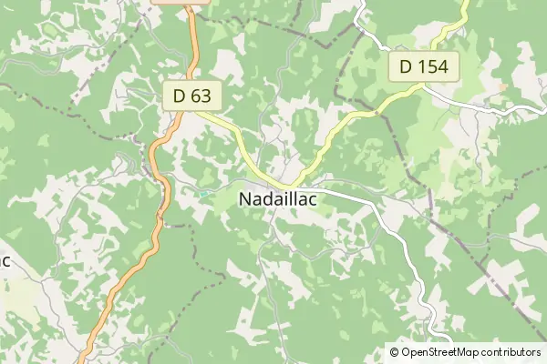 Karte Nadaillac