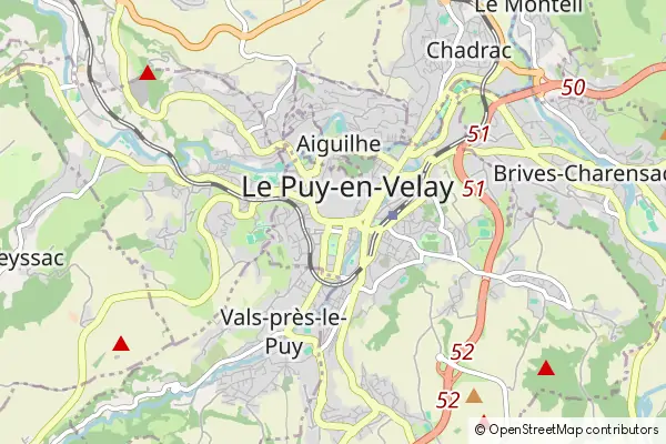 Karte Arrondissement du Puy