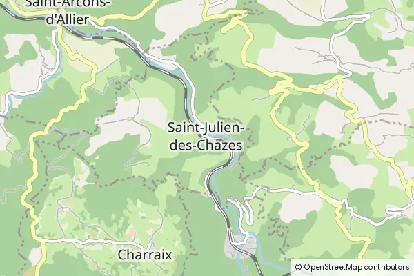 Karte Saint-Julien-des-Chazes