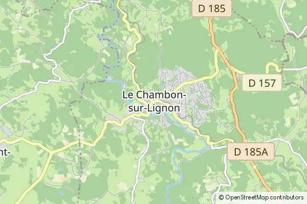 Karte Le Chambon sur Lignon