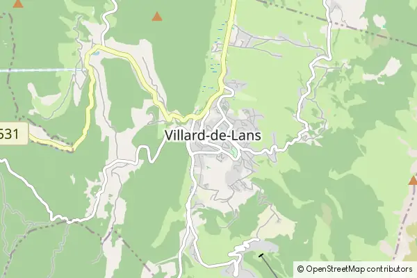 Karte Villard-de-Lans