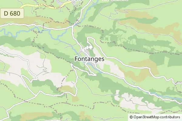 Karte Fontanges