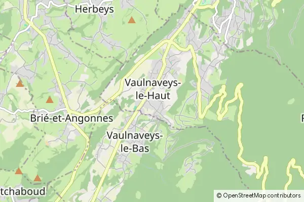 Karte Vaulnaveys-le-Haut