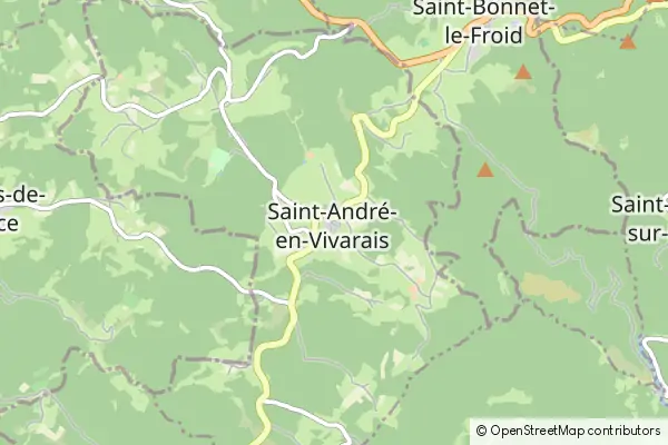 Karte Saint-André-en-Vivarais