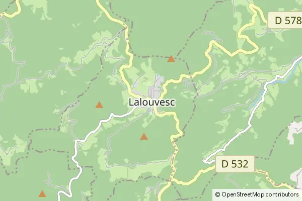 Karte Lalouvesc