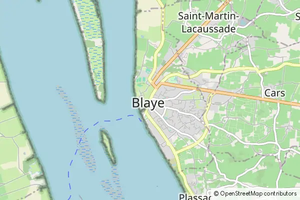 Karte Blaye