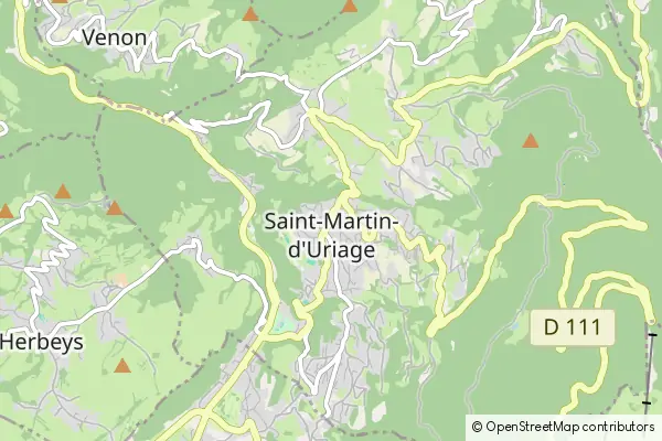 Karte Saint-Martin-d'Uriage