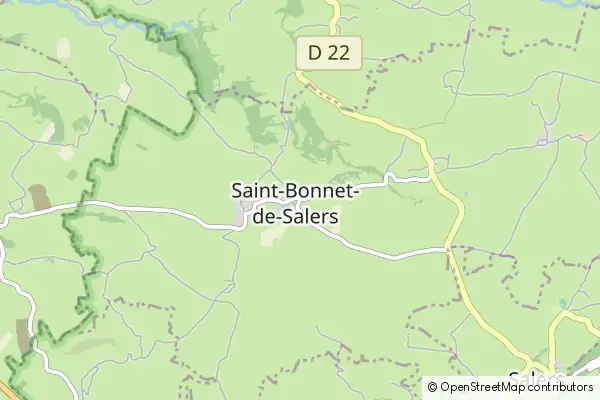 Karte Saint-Bonnet-de-Salers