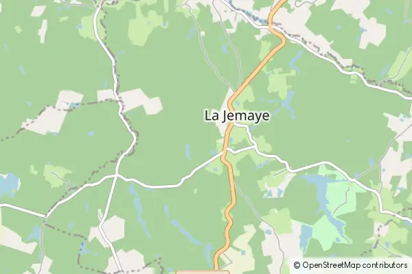 Karte La Jemaye