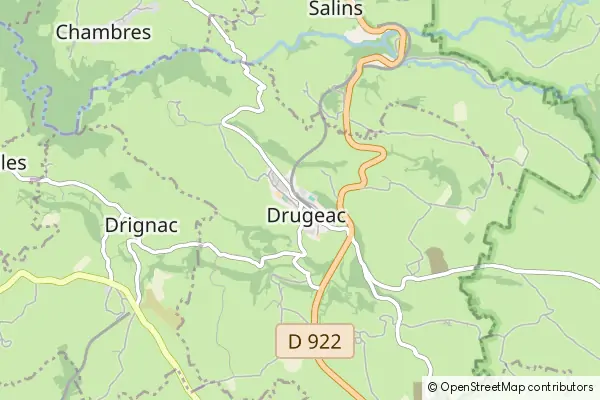 Karte Drugeac