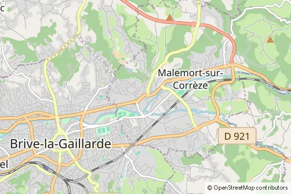 Karte Malemort-sur-Corrèze