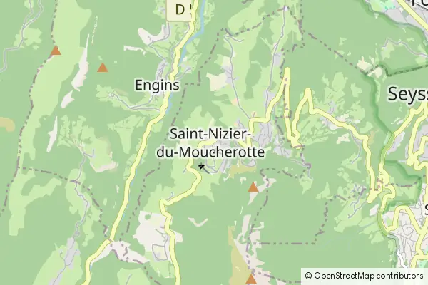 Karte Saint-Nizier-du-Moucherotte