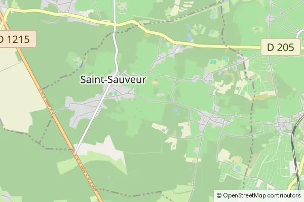 Karte Saint-Sauveur