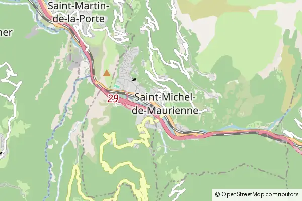 Karte Saint Michel de Maurienne