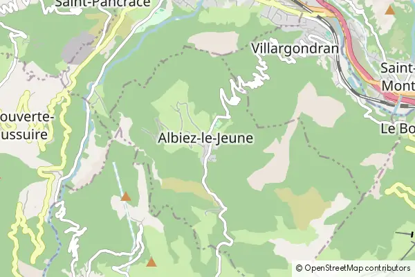 Karte Albiez-le-Jeune