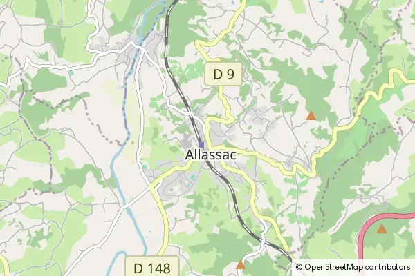 Karte Allassac