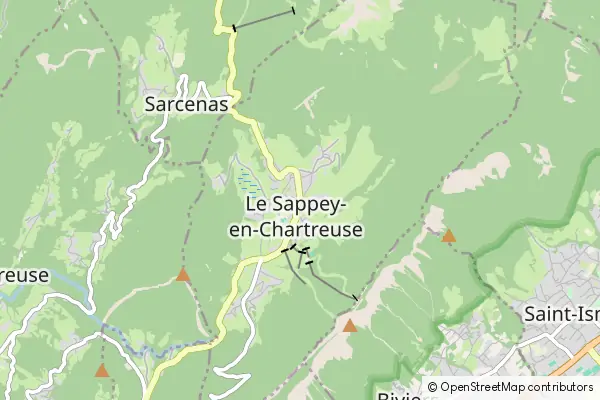 Karte Le Sappey-en-Chartreuse