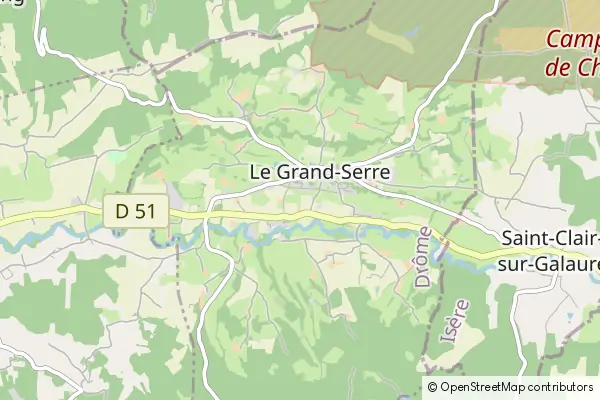 Karte Le Grand-Serre