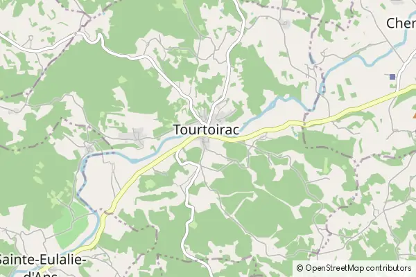 Karte Tourtoirac