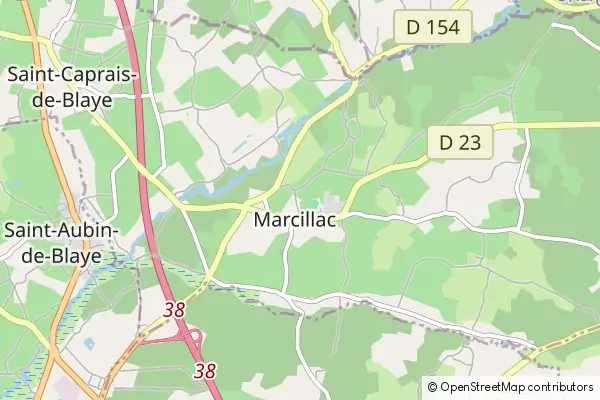 Karte Marcillac