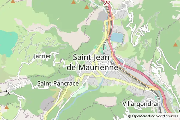 Karte Saint-Jean-de-Maurienne
