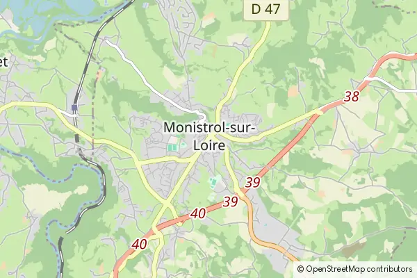 Karte: Monistrol-sur-Loire • © OpenStreetMap contributors Karte Monistrol-sur-Loire
