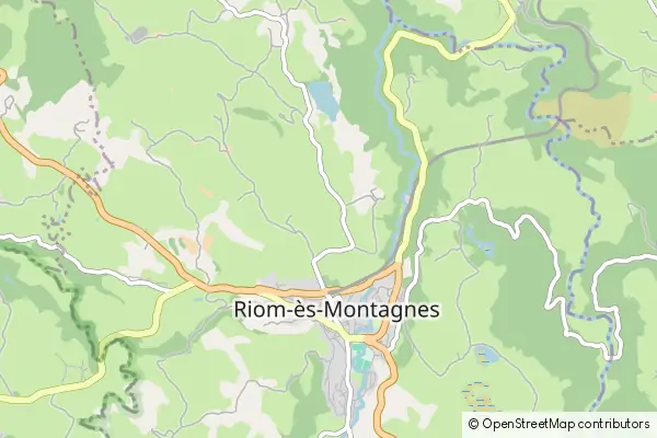 Karte Riom-es-Montagne