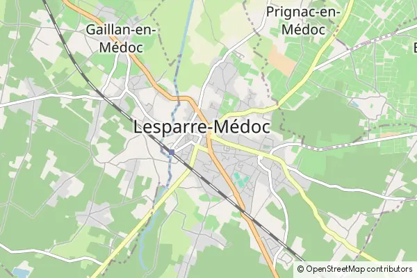 Karte Lesparre-Médoc