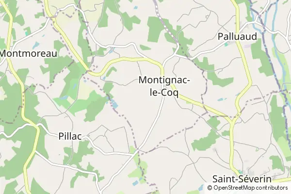 Karte Montignac-le-Coq