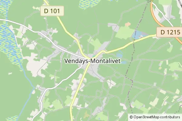 Karte Vendays-Montalivet