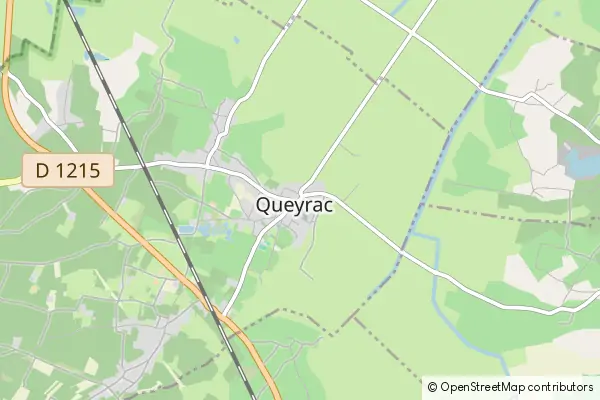 Karte Queyrac