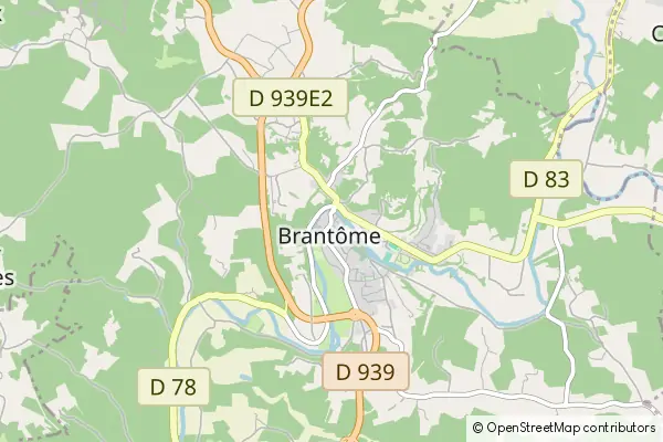 Karte Brantôme