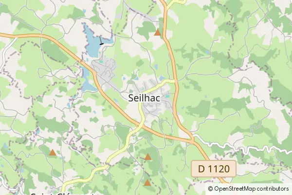 Karte Seilhac