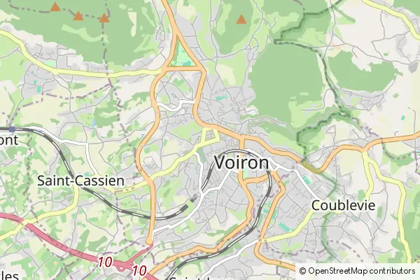 Karte Voiron