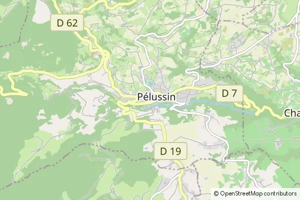 Karte Pélussin