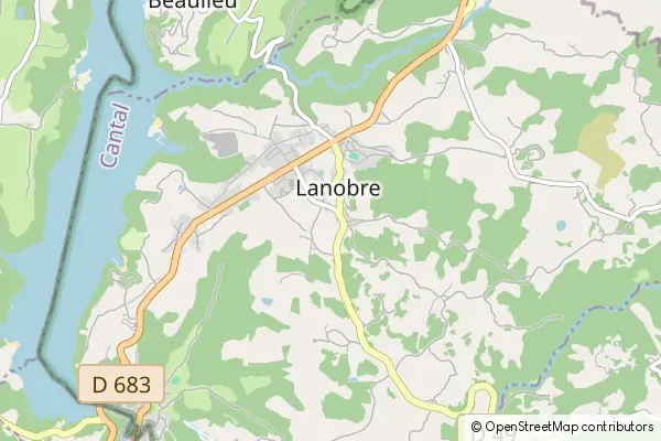 Karte Lanobre